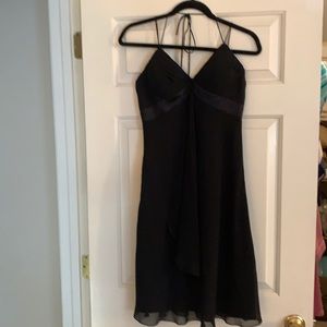 Black strapped dress